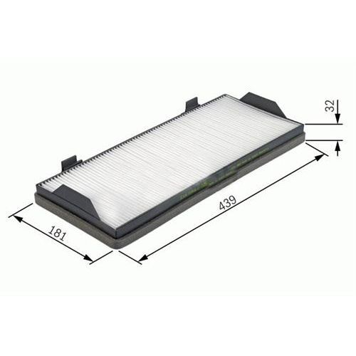 SARDES POLEN FİLTRESİ ATEGO I 1823-2633 -AXOR I-AXOR II- ECONIC CU4469 (9408350047)