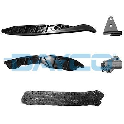 DAYCO EKSANTRİK ZİNCİR SETİ HYUNDAI STAREX 2.5L D4CB 02-08 / H1 2.5L D4CB CRDI 08- / H100 2.5L D4CB 140HP KAMYONET 06-09 / KIA SORENTO 2.5L D4CB 140HP 170HP 06- 1 ZINCIR 1 GERGI 3 PALET (243514A020)