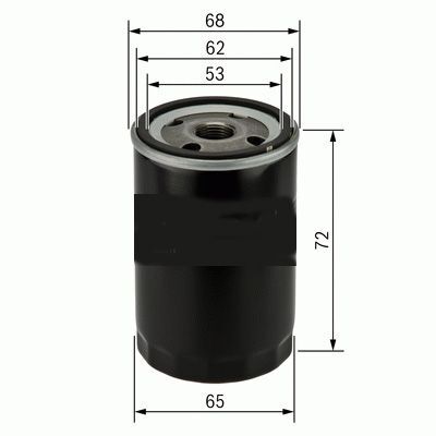 SARDES YAĞ FİLTRESİ C1-P107 1.0-COROLLA 1.3-1.3 12V-1.6-1.8 - AVENSIS 1.6-1.8-YARIS 1.3-1.5-CAMRY-CARINA X (1109.Y3)