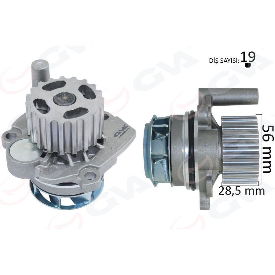 GVA DEVİRDAİM CRAFTER-T6-A3-JETTA-CADDY-POLO-PASSAT 1.2-1.6-2.0 TDI CAYB/C/D-CAAB/C-CKUB-CFFB-CFWA-CAGA (03L121011)