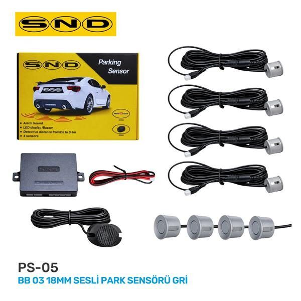 SND BB 03 18MM SESLİ PARK SENSÖRÜ GRİ