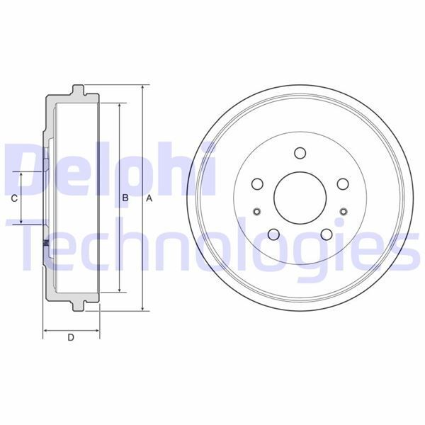 DELPHI ARKA KAMPANA ECOSPORT 13 FOCUS III 11 (BV611126BC)