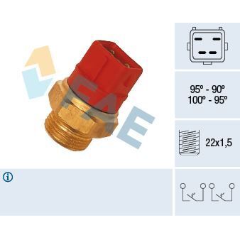 FAE FAN MUSURU 95 / 90 ESCORT 1.3 / 1.8TD/1.6 / 1.8 90 99 MONDEO 93 96 ORION III 90 93 SCORPIO 2.5TD 94 98 KIRMIZI KLIMALI (6190785)