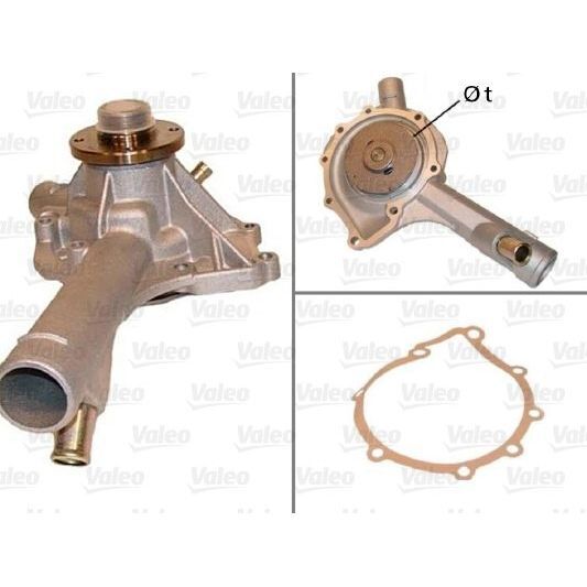 VALEO DEVIRDAIM POMPASI MERCEDES M111 W202 W124 C208 W210 W163 R170 (A1112004001)